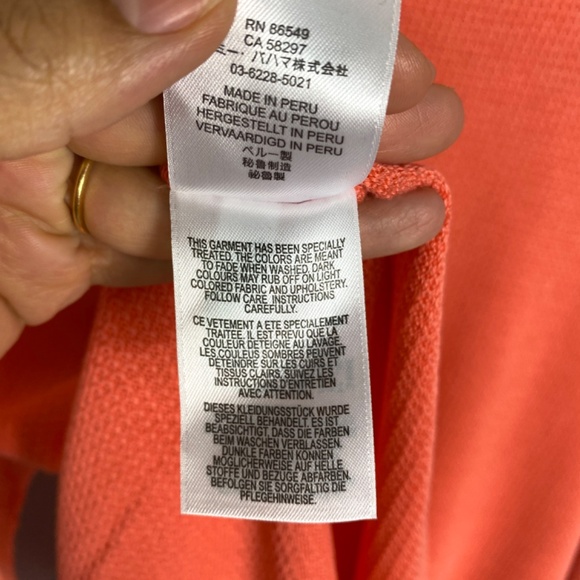 Tommy Bahama South Shore Abaco Sweater in Guava Ice Size Medium - Picture 7 of 11